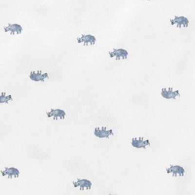 Carter's Just One You® Baby 3pc Rhino Cardigan Set - White/Gray 4 Carter's Just One You® Baby 3pc Rhino Cardigan Set - White/Gray - Image 2