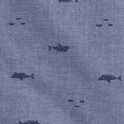 Carter's Just One You® Toddler Boys' Chambray Shark Top & Bottom Set - Blue/Coral 3 Carter's Just One You® Toddler Boys' Chambray Shark Top & Bottom Set - Blue/Coral