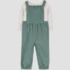Carter's Just One You®️ Baby Girls' Floral Top & Overalls Set - Green 2 Carter's Just One You®️ Baby Girls' Floral Top & Overalls Set - Green -Carter's Just One You GUEST 78f0b102 2033 41be a0dc 4b2ae298e209