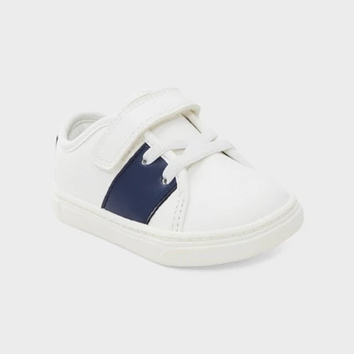 Carter's Just One You® Baby Boys' Daily First Walk Sneakers - White 4 Carter's Just One You® Baby Boys' Daily First Walk Sneakers - White - Image 2
