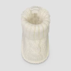 Carter's Just One You® Baby Cable Knitted Slippers - Off-White: Newborn Booties, Pull-On, Flexible Outsole 5 Carter's Just One You® Baby Cable Knitted Slippers - Off-White: Newborn Booties, Pull-On, Flexible Outsole -Carter's Just One You GUEST 7ccae75b 61df 433f 8172 6c210496d7f3