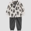 Carter's Just One You®️ Baby Boys' Trees Pullover & Bottom Set - Cream/Navy Blue 2 Carter's Just One You®️ Baby Boys' Trees Pullover & Bottom Set - Cream/Navy Blue -Carter's Just One You GUEST 80e4f9f2 1a52 4219 b836 78b5f24b773b