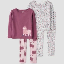 Carter's Just One You® Toddler Girls' Sheep And Ditsy Floral Long Sleeve Pajama Set - Purple 7 Carter's Just One You® Toddler Girls' Sheep And Ditsy Floral Long Sleeve Pajama Set - Purple -Carter's Just One You GUEST 82a24884 6b61 4276 8e5c 8b38b972bfa1