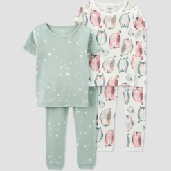 Carter's Just One You® Toddler Girls' Owls And Stars Short Sleeve Pajama Set - Green/Pink 7 Carter's Just One You® Toddler Girls' Owls And Stars Short Sleeve Pajama Set - Green/Pink -Carter's Just One You GUEST 850d5435 523a 426f 86e7 064251ec6d7b