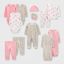 Carter's Just One You® Baby Floral Layette Registry Set - Pink -Carter's Just One You GUEST 8917bce7 4788 40eb 8ffb 0713b9a1d0ee