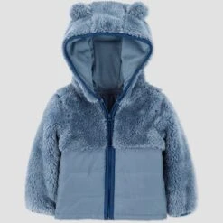 Carter's Just One You® Baby Boys' Puffer Jacket - Blue -Carter's Just One You GUEST 9055acde 7f61 489c 97c7 a6ec9ac8ac99