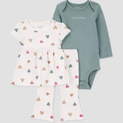 Carter's Just One You® Baby Girls' 3pc Hearts Top & Bottom Set - White 9 Carter's Just One You® Baby Girls' 3pc Hearts Top & Bottom Set - White -Carter's Just One You GUEST 908b9bb6 0338 4374 ae00 9b22ac6b2e03