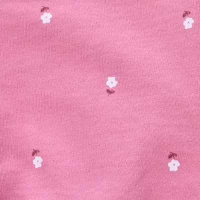 Carter's Just One You® Baby Girls' 4pc Floral Top & Jogger Set - Pink/Purple 7 Carter's Just One You® Baby Girls' 4pc Floral Top & Jogger Set - Pink/Purple - Image 5