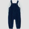 Carter's Just One You® Baby Boys 2pc Striped Long Sleeve T-Shirt And Overalls Set - Blue -Carter's Just One You GUEST 92b543f5 af20 42ed 8227 0fe1778bbb65