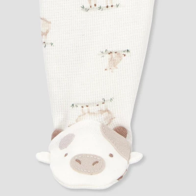 Carter's Just One You® Baby Farm Animals Sleep N' Play - Cream 5 Carter's Just One You® Baby Farm Animals Sleep N' Play - Cream - Image 3