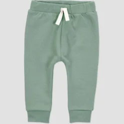 Carter's Just One You® Baby Boys' 2pc Quilted Hooded Sweatshirt & Jogger Pants Set - Green