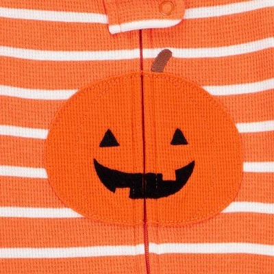 Carter's Just One You® Baby Halloween Pumpkin Sleep N' Play - Orange 4 Carter's Just One You® Baby Halloween Pumpkin Sleep N' Play - Orange - Image 2