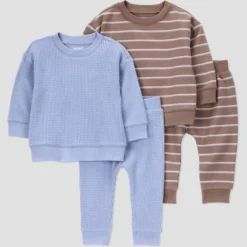 Carter's Just One You® Baby Boys' 4pc Striped Top And Bottom Set - Blue/Brown 17 Carter's Just One You® Baby Boys' 4pc Striped Top And Bottom Set - Blue/Brown -Carter's Just One You GUEST 9f3e187e 3ae4 4f60 a73f eaa985e02874