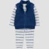 Carter's Just One You® Baby Boys' 3pc Vest & Pants Set - Blue 2 Carter's Just One You® Baby Boys' 3pc Vest & Pants Set - Blue -Carter's Just One You GUEST a09bcf3f 5c0f 4301 9fbf 0b7a4d54cd73