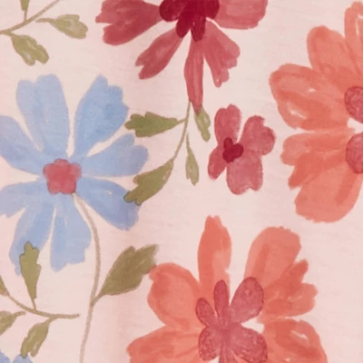 Carter's Just One You®️ Toddler Girls' 2pk Fox And Floral Footed Pajama - Pink 3 Carter's Just One You®️ Toddler Girls' 2pk Fox And Floral Footed Pajama - Pink