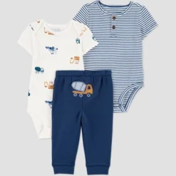 Carter's Just One You® Baby Boys' 3pc Construction Printed Bodysuit Set - Blue 11 Carter's Just One You® Baby Boys' 3pc Construction Printed Bodysuit Set - Blue -Carter's Just One You GUEST a6f700b0 46fe 4b6f 982d 794429b5b4ea