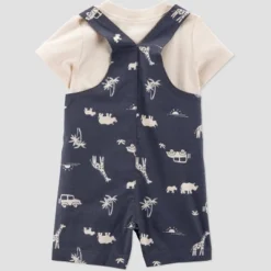 Carter's Just One You® Baby Boys' 2pc Safari Short Sleeve T-Shirt & Overalls Set - Gray 8 Carter's Just One You® Baby Boys' 2pc Safari Short Sleeve T-Shirt & Overalls Set - Gray -Carter's Just One You GUEST a8914f45 9592 4b13 b94a 560ec740619f