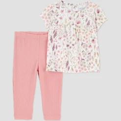 Carter's Just One You® Baby Girls' 2pc Floral Top & Bottom Set - Cream 9 Carter's Just One You® Baby Girls' 2pc Floral Top & Bottom Set - Cream -Carter's Just One You GUEST a8ddb949 7b52 493b 86d7 f90e86036a23