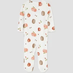 Carter's Just One You® Baby Fall Pumpkins Comfy Soft Sleep N' Play - Cream