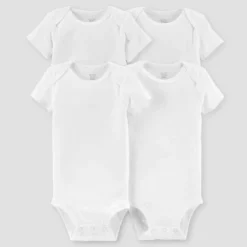 Carter's Just One You® Baby 4pk Short Sleeve Bodysuit - White -Carter's Just One You GUEST ae1f2743 5cfa 4ecd 8719 ae195f36ca39