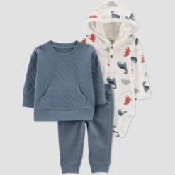 Carter's Just One You®️ Baby Boys' Dino Quilted Pullover & Bottom Set - Blue 9 Carter's Just One You®️ Baby Boys' Dino Quilted Pullover & Bottom Set - Blue -Carter's Just One You GUEST ae5727cd 07c2 4e7c 817d ec74fb018e7b