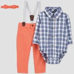 Carter's Just One You® Toddler Boys' Gingham Top & Bottom Set - Coral 9 Carter's Just One You® Toddler Boys' Gingham Top & Bottom Set - Coral -Carter's Just One You GUEST b199b672 6954 4ef1 8cd7 d6f4c0d14c44