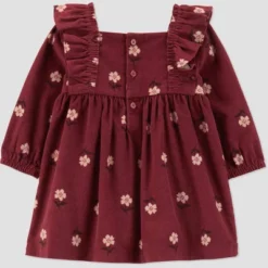 Carter's Just One You® Baby Girls' 2pc Floral Dress - Maroon 8 Carter's Just One You® Baby Girls' 2pc Floral Dress - Maroon -Carter's Just One You GUEST b446bee7 46e2 4e25 8327 5562e13c9e21