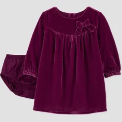 Carter's Just One You® Baby Girls' Long Sleeve Velour Dress - Purple 9 Carter's Just One You® Baby Girls' Long Sleeve Velour Dress - Purple -Carter's Just One You GUEST b559fcbc 1119 467d 8fcd b97f6d1087cd