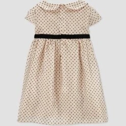 Carter's Just One You® Baby Girls' Short Sleeve Dot Dress - Cream/Black 9 Carter's Just One You® Baby Girls' Short Sleeve Dot Dress - Cream/Black -Carter's Just One You GUEST b6a05a01 1085 421b b4e3 e7f73926fa1b