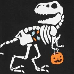 Carter's Just One You® Toddler Boys' Halloween Skeleton And Dinosaurs Short Sleeve Pajama Set - Orange/Black -Carter's Just One You GUEST bd966bb0 39f9 46d6 b261 a998427e85de