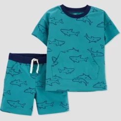 Carter's Just One You® Toddler Boys' Shark Top & Bottom Set - Blue 7 Carter's Just One You® Toddler Boys' Shark Top & Bottom Set - Blue -Carter's Just One You GUEST c12c3eff d299 4bcc b016 d2e70d6dcee5