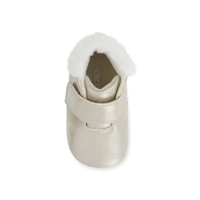 Carter's Just One You®️ Baby Girls' Winter Boots - Gold 12-18M 4 Carter's Just One You®️ Baby Girls' Winter Boots - Gold 12-18M - Image 2
