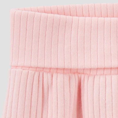 Carter's Just One You® Baby Girls' 2pc Textured Knit Top & Bottom Set - Pink 5 Carter's Just One You® Baby Girls' 2pc Textured Knit Top & Bottom Set - Pink - Image 3