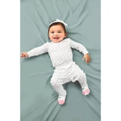 Carter's Just One You® Baby Girls' 3pc Footed Headband Top & Bottom Set - Pink -Carter's Just One You GUEST c4d5b3b7 f110 4a05 94d4 ee1d90a9d1c7