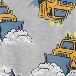 Carter's Just One You®️ Toddler Boys' 2pk Snow Trucks And Lions Footed Pajama - Blue