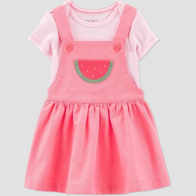 Carter's Just One You® Baby Girls' Watermelon Skirtall - Pink 3 Carter's Just One You® Baby Girls' Watermelon Skirtall - Pink
