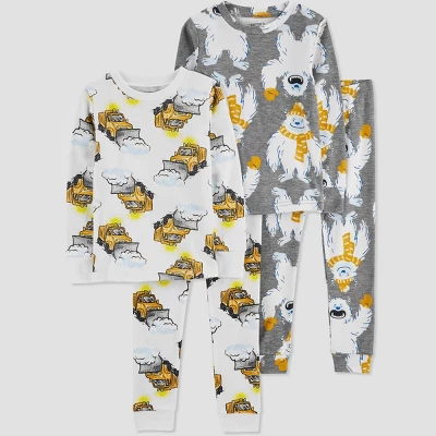 Carter's Just One You® Toddler Boys' 4pc Pajama Set 5 Carter's Just One You® Toddler Boys' 4pc Pajama Set - Image 3