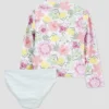 Carter's Just One You® Toddler Girls' 2pc Floral Rash Guard Set -Carter's Just One You GUEST cff875ab c301 4444 9f6b d1cc3a6f3b16