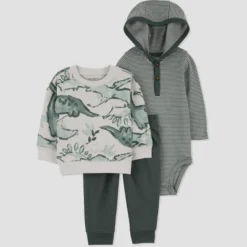 Carter's Just One You® Baby Boys' Striped Top & Bottom Set - Green 7 Carter's Just One You® Baby Boys' Striped Top & Bottom Set - Green -Carter's Just One You GUEST d1631a1c c500 4198 9fa1 10c949b33241