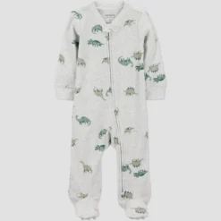Carter's Just One You® Baby Boys' Dinosaur Printed Sleep N' Play - Gray -Carter's Just One You GUEST d6db07f1 baf5 4e1f a99a e95fc2d762b4