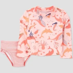 Carter's Just One You® Toddler Girls' 2pc Mermaid Rash Guard Set - Pink 7 Carter's Just One You® Toddler Girls' 2pc Mermaid Rash Guard Set - Pink -Carter's Just One You GUEST d7979682 3390 40b4 a081 455a01e186a1
