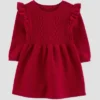 Carter's Just One You® Baby Girls' Long Sleeve Dress - Red/Gray -Carter's Just One You GUEST d7e8f308 8222 4667 88da c41bed90ac24