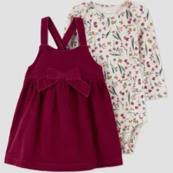 Carter's Just One You®️ Baby Girls' Floral Top & Skirtall Set - Burgundy 8 Carter's Just One You®️ Baby Girls' Floral Top & Skirtall Set - Burgundy -Carter's Just One You GUEST d8a596f6 c7ed 4b8f babd 04d0c0771f3b