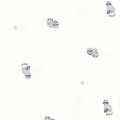 Carter's Just One You® Baby Boys' 3pc Racoon Printed Bodysuit Set - Gray 4 Carter's Just One You® Baby Boys' 3pc Racoon Printed Bodysuit Set - Gray - Image 2