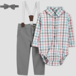 Carter's Just One You® Toddler Boys' Plaid Top & Bottom Set - Pink/Gray/Blue 9 Carter's Just One You® Toddler Boys' Plaid Top & Bottom Set - Pink/Gray/Blue -Carter's Just One You GUEST da91a501 c33c 49e8 ab05 e2d23e223df9