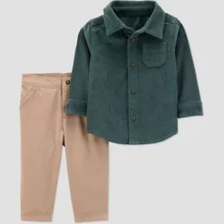 Carter's Just One You® Baby Boys' 2pc Button-Down Shirt And Pants Set - Green/Khaki 9 Carter's Just One You® Baby Boys' 2pc Button-Down Shirt And Pants Set - Green/Khaki -Carter's Just One You GUEST dad1287b bbab 4505 9d69 f817d10bbb28