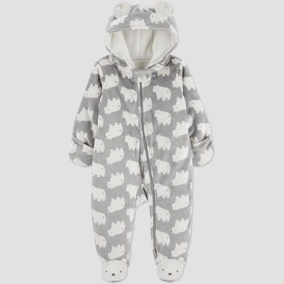 Carter's Just One You®️ Baby Polar Bear Jumper - Gray 6 Carter's Just One You®️ Baby Polar Bear Jumper - Gray - Image 4