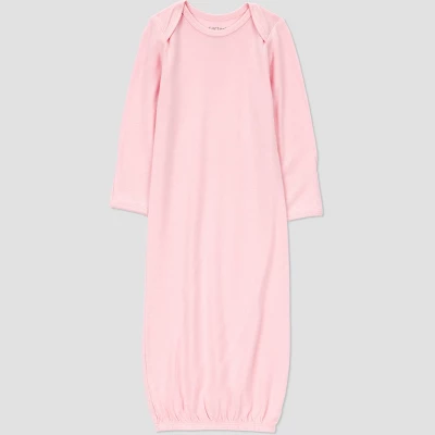 Carter's Just One You® Baby Girls' Comfy Soft NightGown - Pink 7 Carter's Just One You® Baby Girls' Comfy Soft NightGown - Pink - Image 5