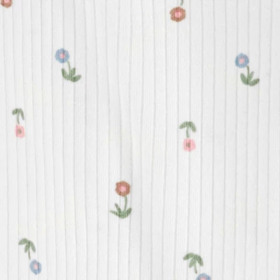 Carter's Just One You® Baby Girls' 2pc Ivory Floral Cardigan Set 4 Carter's Just One You® Baby Girls' 2pc Ivory Floral Cardigan Set - Image 2