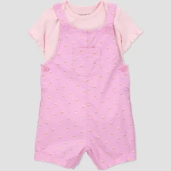 Carter's Just One You® Baby Girls' Geo Shortalls - Purple -Carter's Just One You GUEST df8363b7 05e8 441f a3ff 143042b3df98